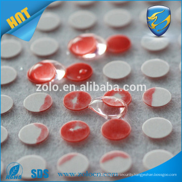 China Wholesales change color material Water sensitive sticker